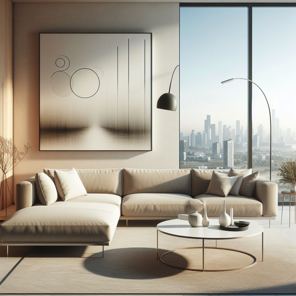 ai interior design - depiction of a living room done by artificial intelligence
