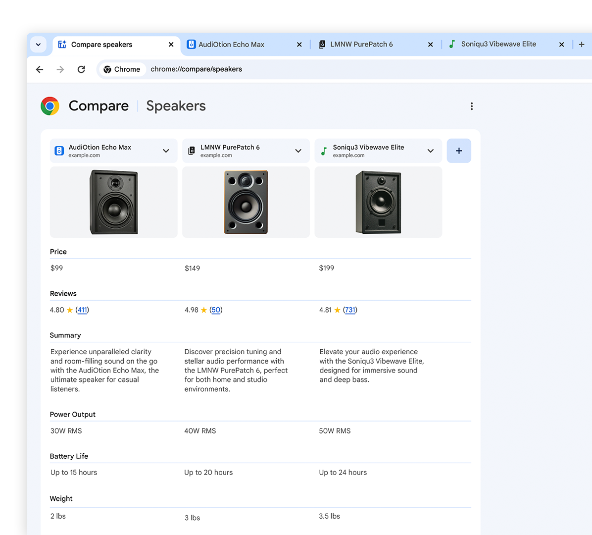 https://techontheblog.com/wp-content/uploads/2024/08/localimages/Chrome_Tab_Compare_In-line_Speaker_1.max-1200x1200.png